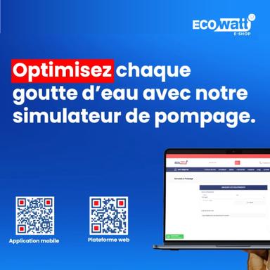 Optimisez chaque goutte d'eau avec notre simulateur de pompage !
